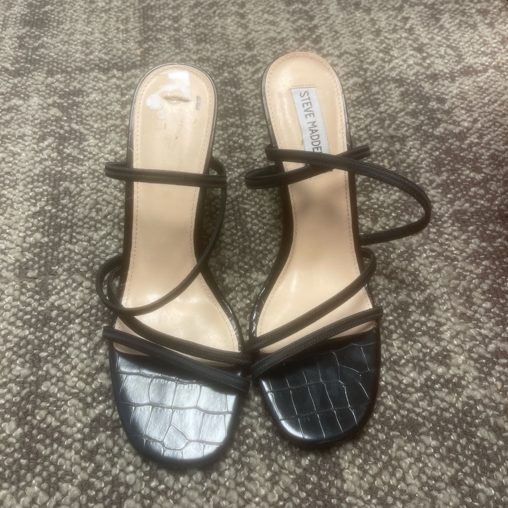Black Steve Madden Heels 8.5